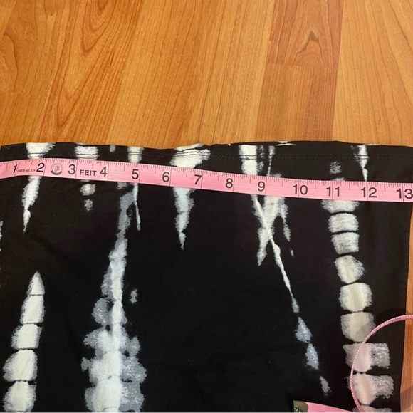 Eye Candy Tie Dye Striped Flared Elastic Waist Pants - Picture 7 of 7